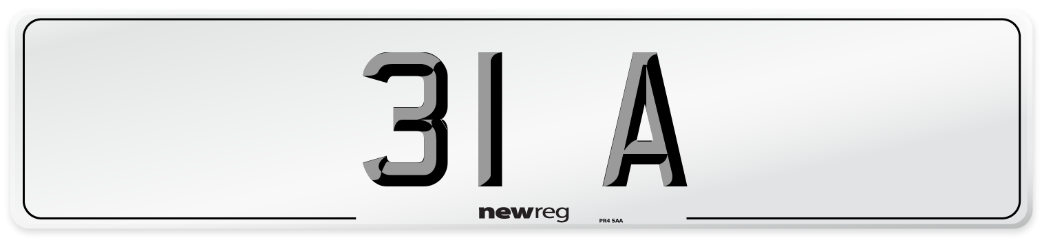 31 A Number Plate from New Reg